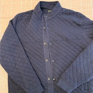 Greg Norman Collection Quilted Blue Jacket